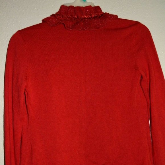 CHARTER CLUB RUFFLE FRONT OPEN CARDIGAN #Size P/P - Picture 3 of 3